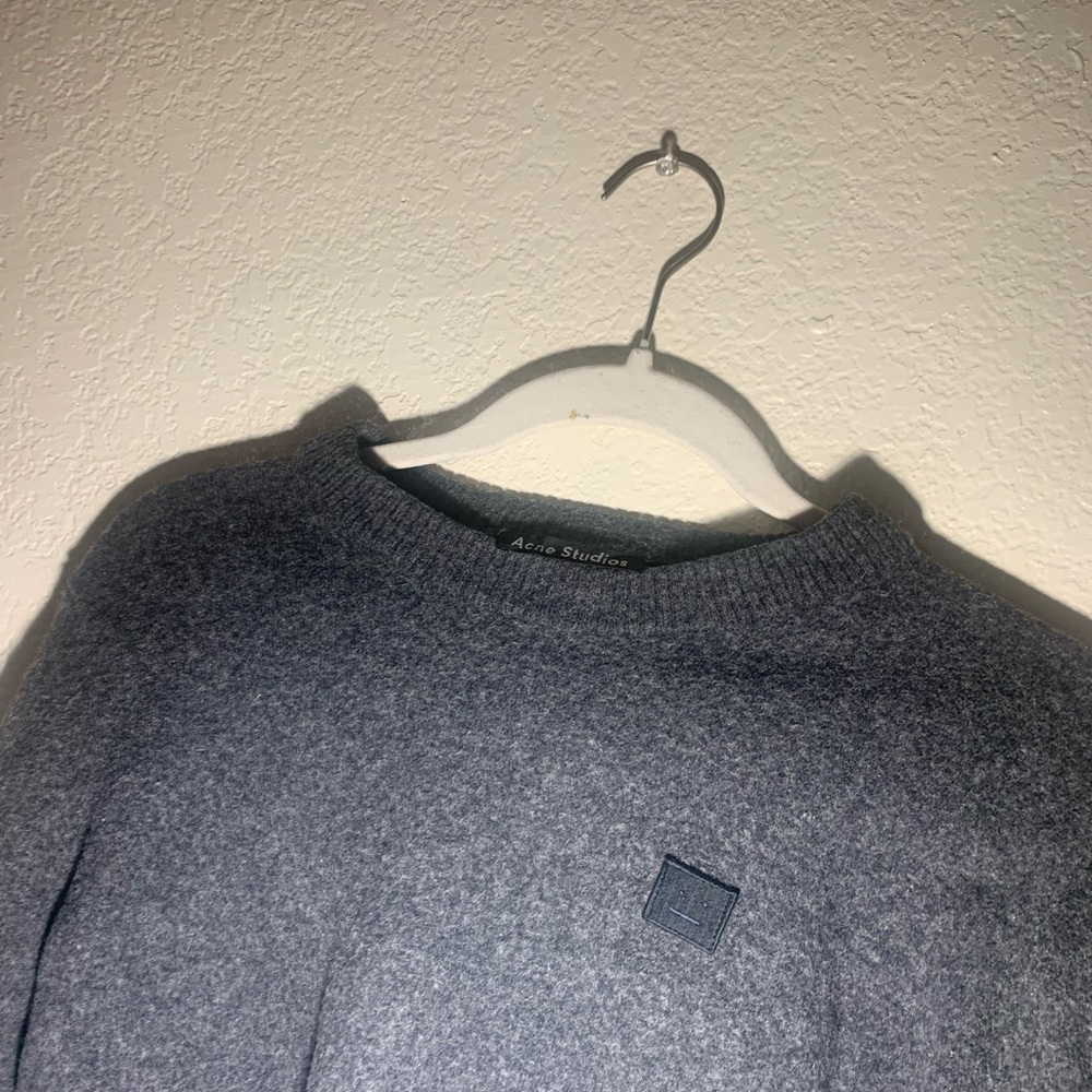 Acne studios women’s grey knit top size medium